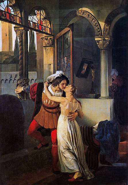 Bacio Romeo e Giulietta Luigi da Porto