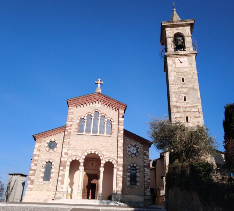 Monteviale, la Chiesa di Santa Maria Assunta sorge nei pressi di un antico castello