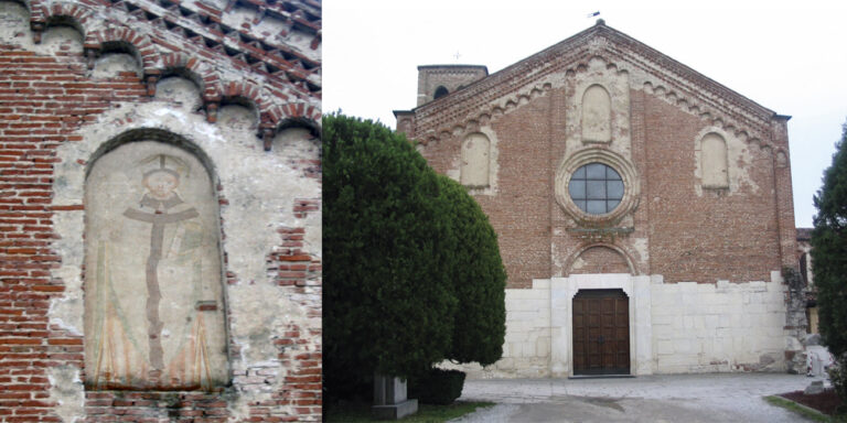 Sant’Agostino e l’immagine sbiadita che ricompare con la pioggia