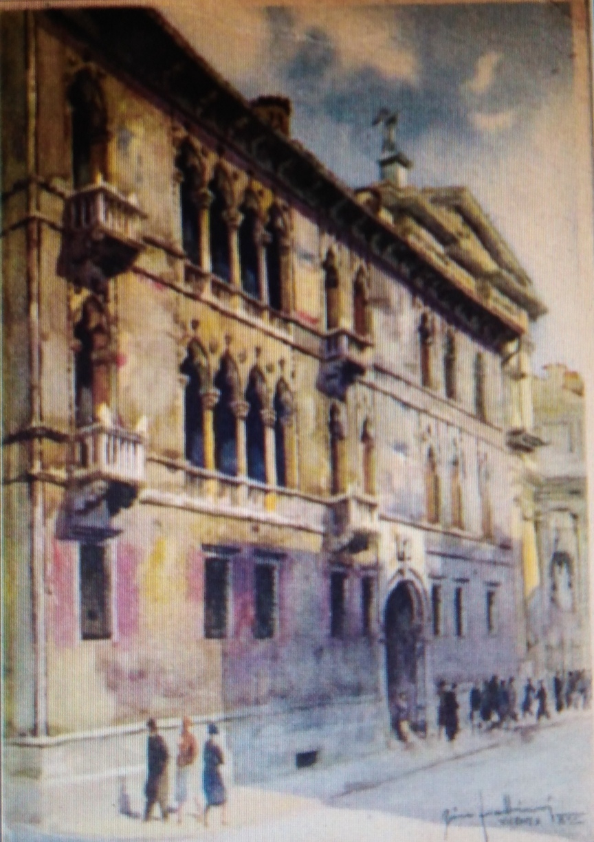 Un dipinto di Gino Frattini (primi Novecento)