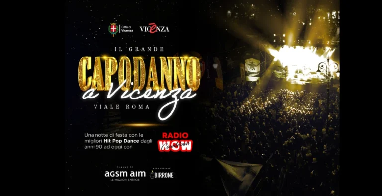 Capodanno a Vicenza: grande festa a Viale Roma con djset e animazione di Radio Wow