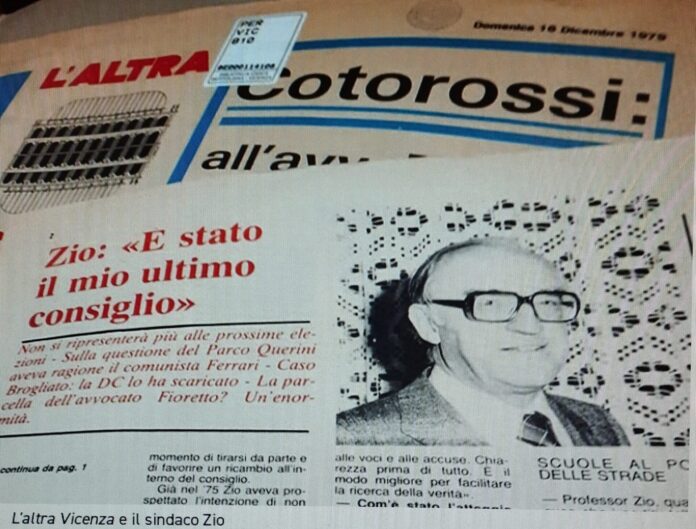 Giovani giornalisti a Vicenza anni '80