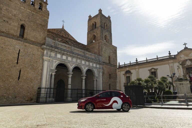 Kinto Share porta la mobilità sostenibile di Toyota a Monreale