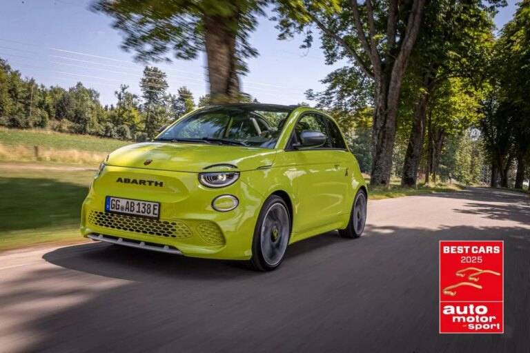 Abarth 500e premiata come migliore “Mini car” dai lettori di “Auto motor und sport”