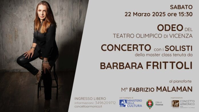 Barbara Frittoli, all'Odeo del Teatro Olimpico i solisti della sua masterclass