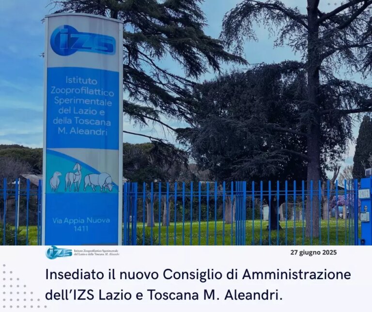 Si è insediato il nuovo Consiglio di Amministrazione dell’IZS del Lazio e della Toscana M.Aleandri
