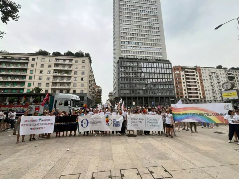 A Milano le professioni sanitarie e sociosanitarie insieme per il Pride
