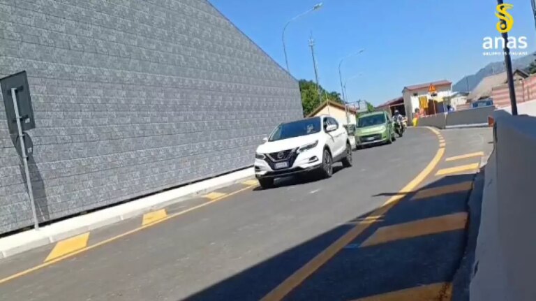 Il tunnel Tenda aperto al transito per i veicoli dal versante italiano