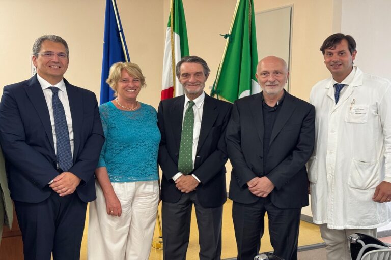 Fontana in visita alla fondazione Don Gnocchi “Un impegno condiviso”