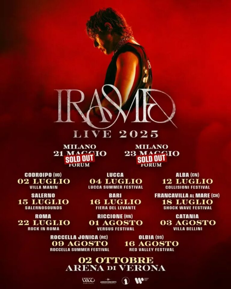 Al via l’Irama Live 2025 nei principali festival italiani, ecco tutte le date
