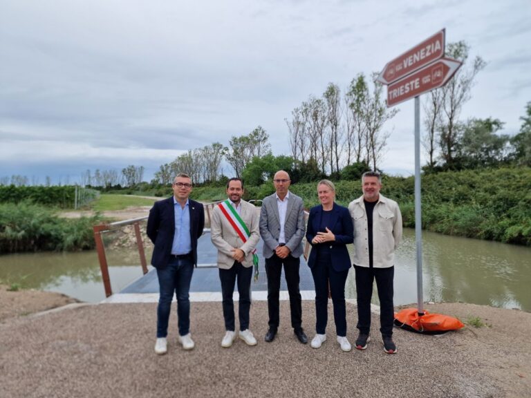 Ciclovia Venezia-Trieste, aperti al transito due nuovi tratti in Veneto