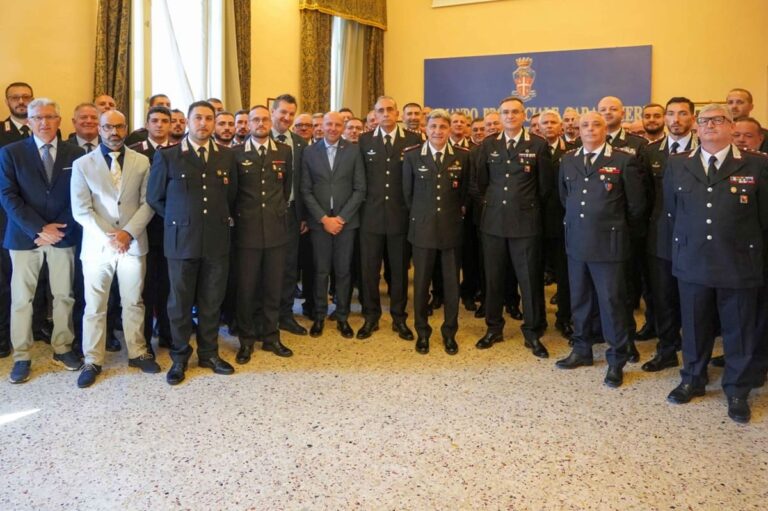 Il Comandante della Legione Carabinieri Sicilia Del Monaco in visita al Comando provinciale di Ragusa