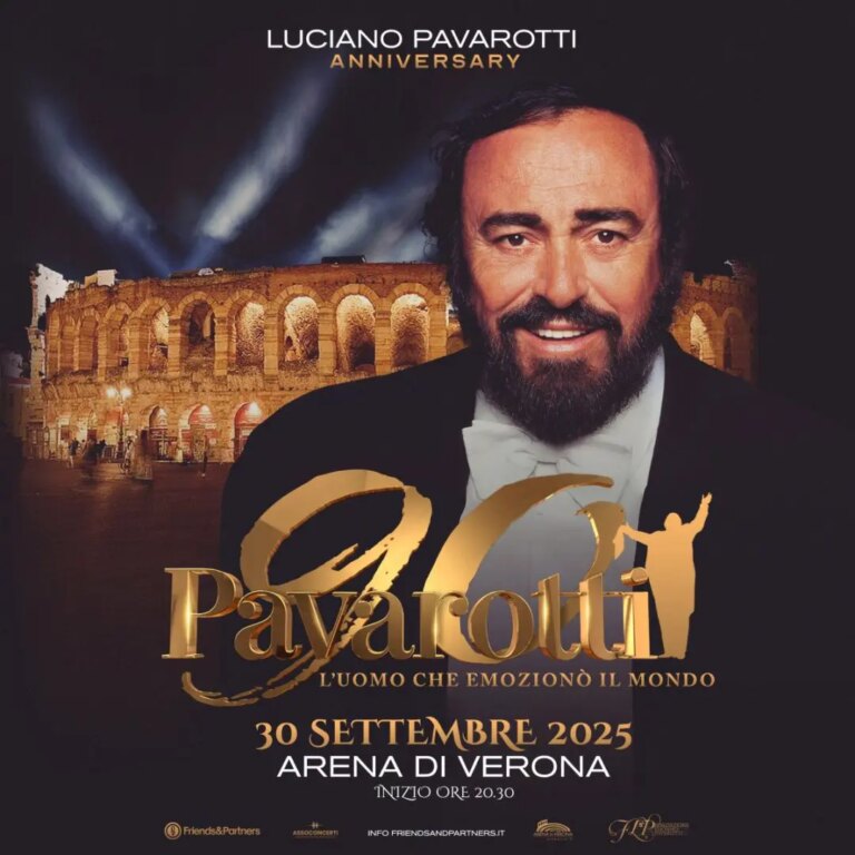 90 anni dalla nascita di Pavarotti, il concerto all’Arena di Verona celebra il Maestro