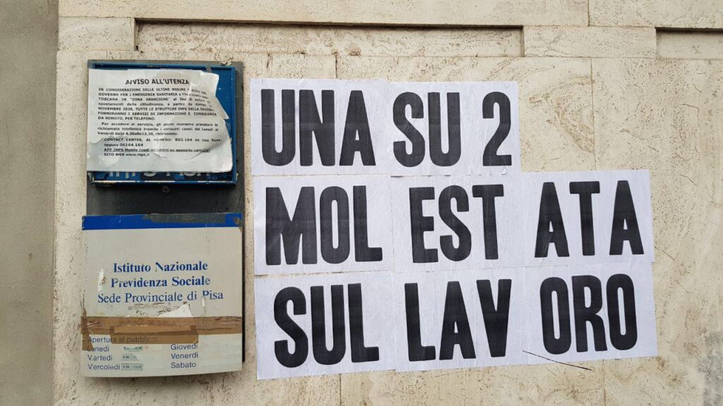 Manifestazione NUDM l'8 marzo 2023 a Pisa