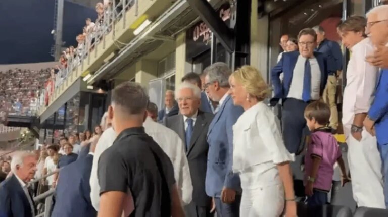 Palermo-Frosinone, allo stadio Barbera anche il presidente Sergio Mattarella