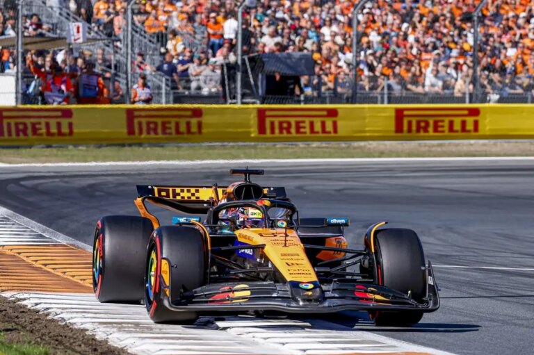 Pole di Piastri nel Gp d’Olanda davanti a Norris, Leclerc 6° e Hamilton 7°