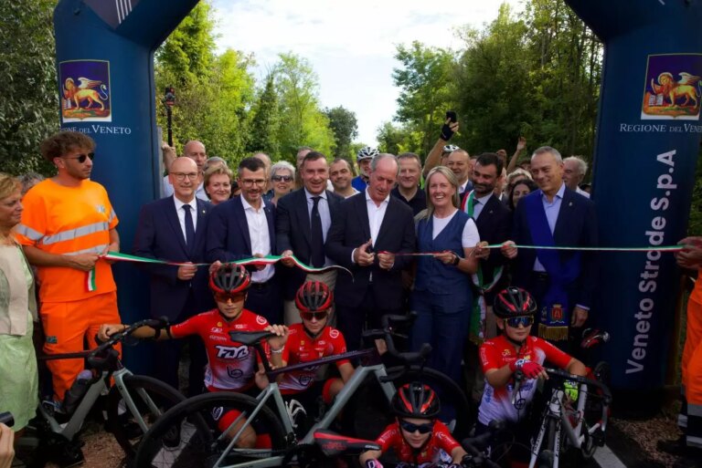 Ciclovia Treviso Ostiglia, Zaia inaugura il nuovo tratto da Cologna Veneta a Cerea