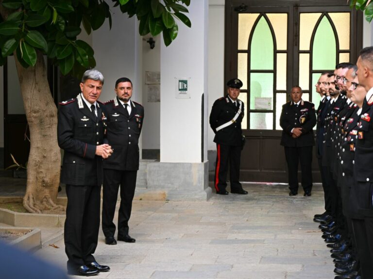 Il Generale Ubaldo Del Monaco in visita a Trapani