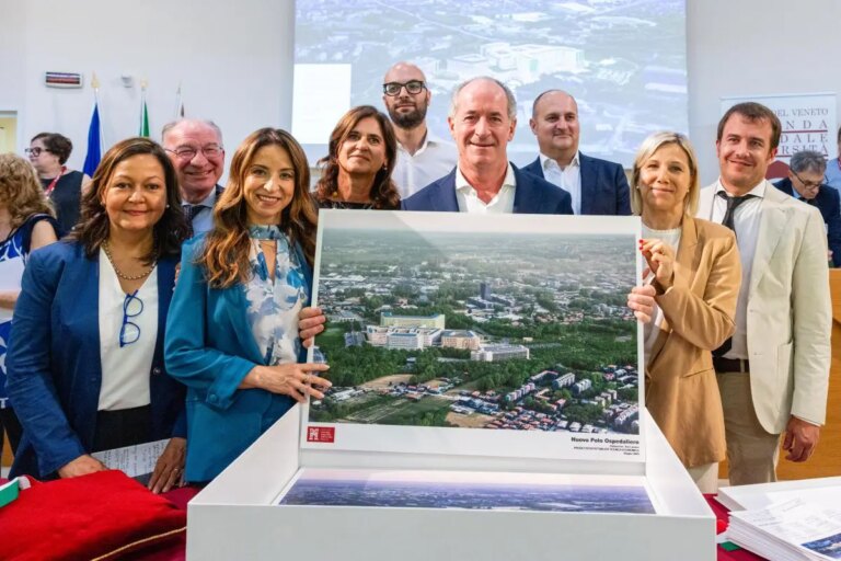 Svelato il progetto del nuovo ospedale di Padova, Zaia “Opera iconica”