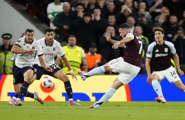 Aston Villa-Bologna 1-0, decide la rete di McGinn