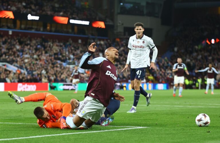 Il Bologna cade al debutto in Europa League, vince l’Aston Villa 1-0