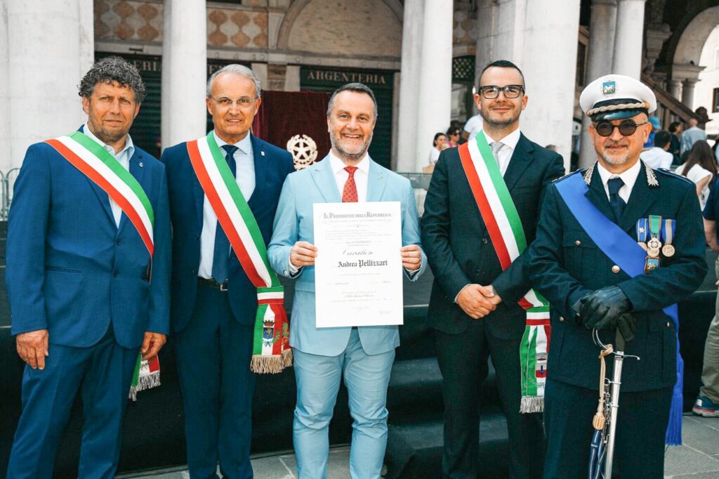 2 giugno 2025 - Consegna diploma Cavalierato OMRI con Sindaci Valchiampo