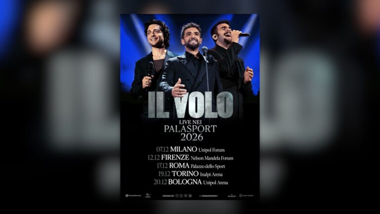 Il Volo annuncia il ritorno Live nei Palasport 2026