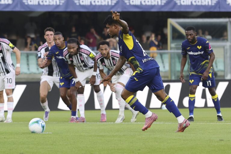 Primo stop in campionato per la Juventus di Tudor, a Verona non va oltre l’1-1 contro l’Hellas