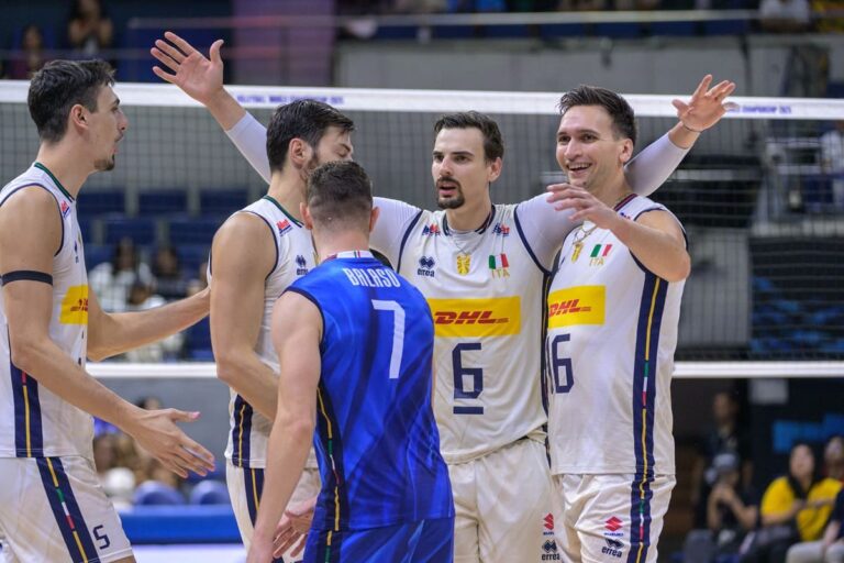Azzurri del volley agli ottavi dei Mondiali da secondi, Ucraina battuta in tre set