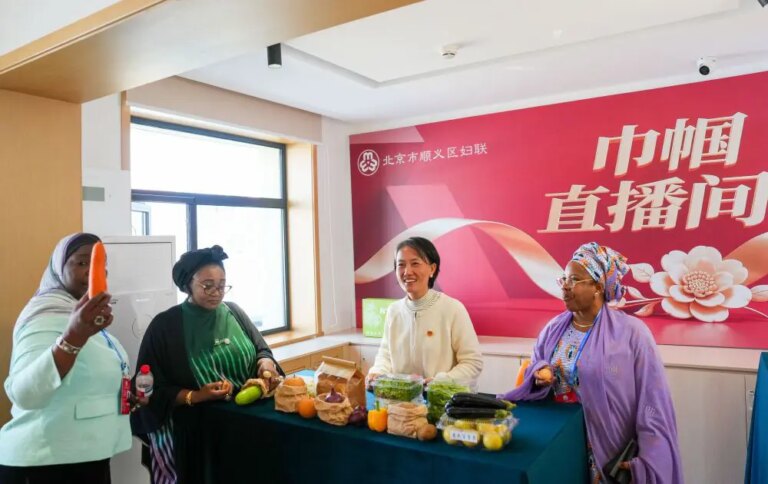 Cina: a Pechino delegate visitano centro servizi durante incontro su donne (1)