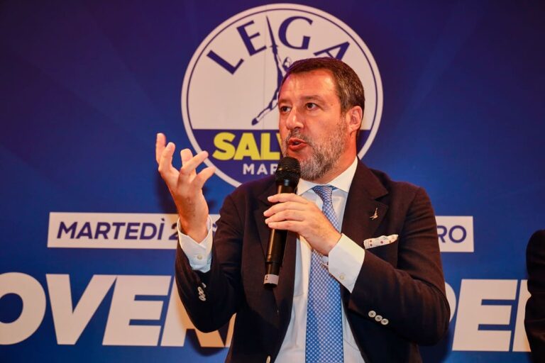 Elezioni Regionali, Salvini: “Dalla Campania mi aspetto un risultato storico per la Lega”