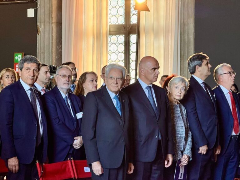 Mattarella e Brugnaro a Palazzo Ducale per il 35° anniversario della Commissione di Venezia