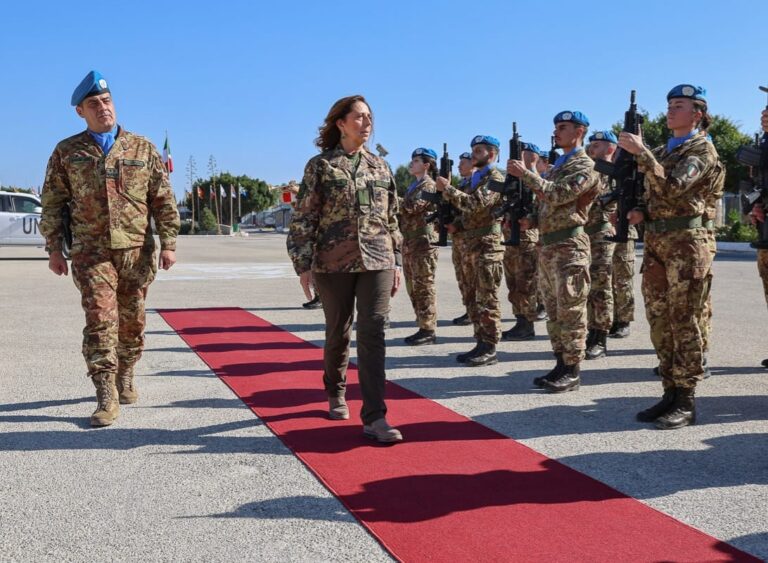 Si chiude la due giorni di Rauti in Libano “Da Contingenti italiani impegno costante e modello di peacekeeping”