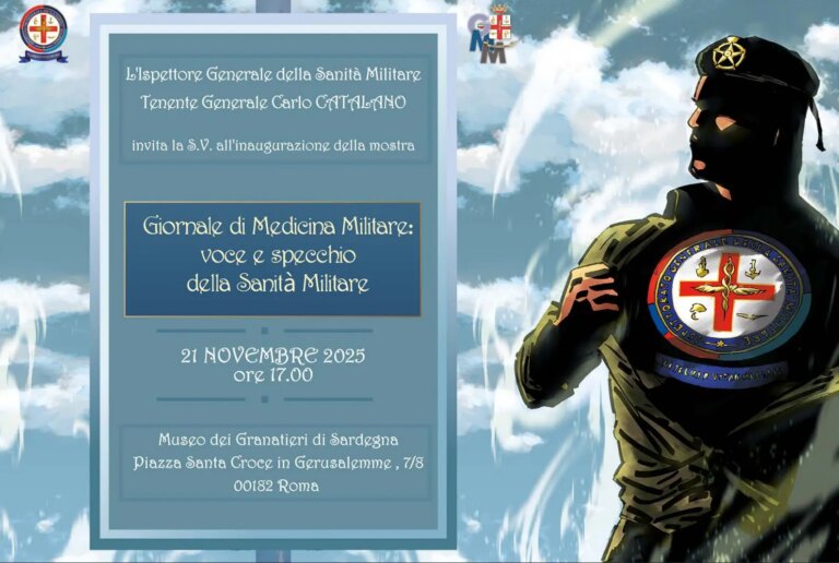 La mostra del Giornale di Medicina Militare approda a Roma, il 21 novembre l’inaugurazione
