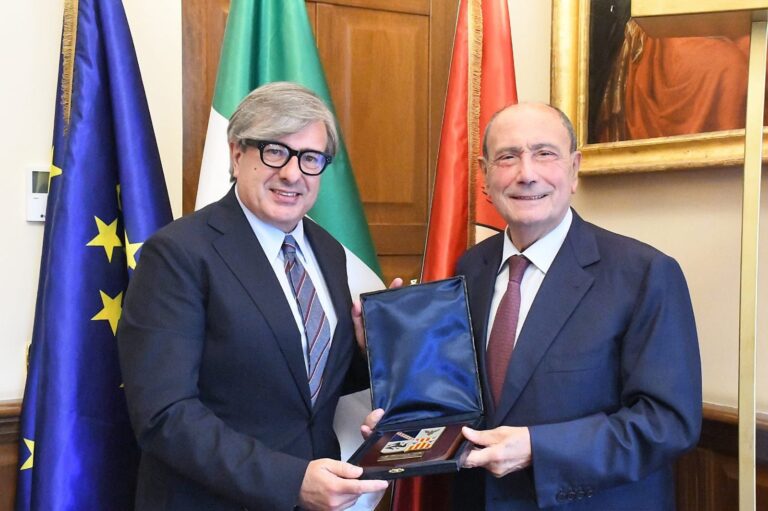 Schifani riceve il neo rettore dell’Università degli studi di Catania Enrico Foti