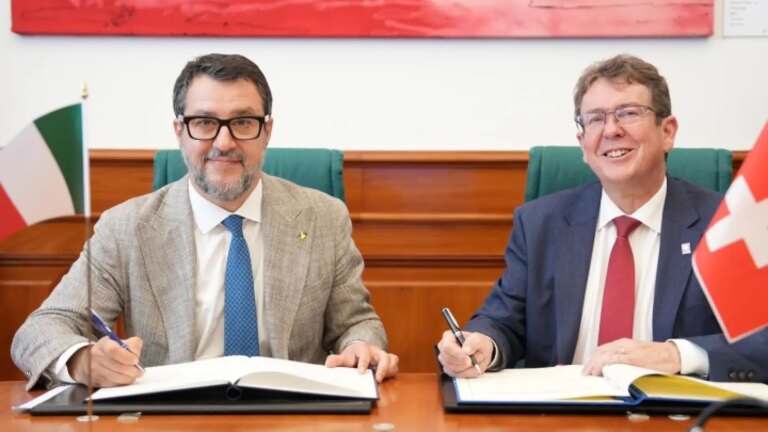 Salvini incontra il consigliere federale svizzero Rosti, focus sullo stato della cooperazione
