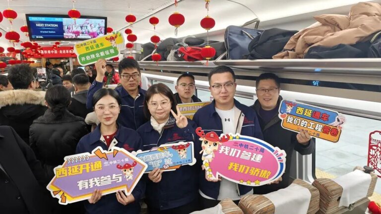 Cina: inaugurata la ferrovia ad alta velocità Xi’an-Yan’an (1)