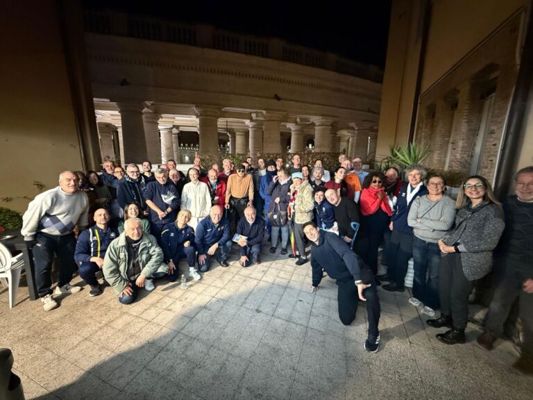 Athletica Vaticana, poveri e atleti a cena insieme