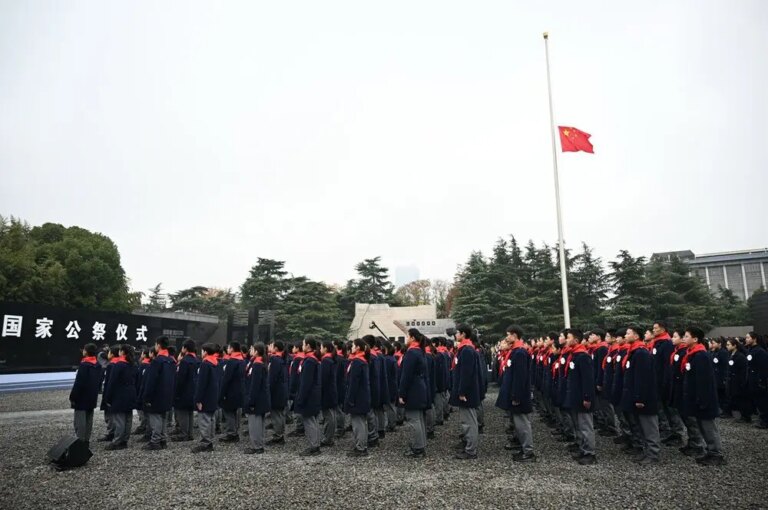 Cina: cerimonia nazionale in memoria delle vittime del Massacro di Nanchino (1)