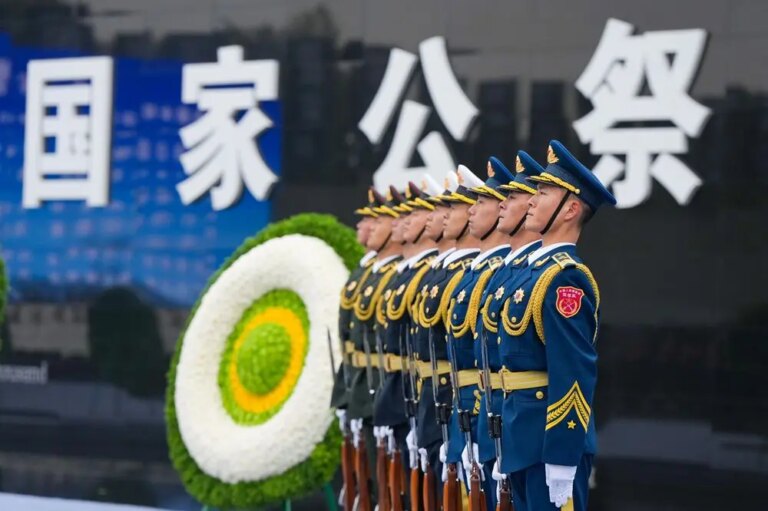 Cina: cerimonia nazionale in memoria delle vittime del Massacro di Nanchino (2)