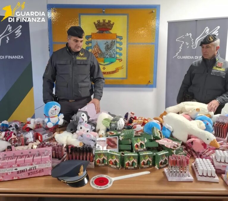 A Rieti sequestrati oltre 30 mila articoli pericolosi per la salute