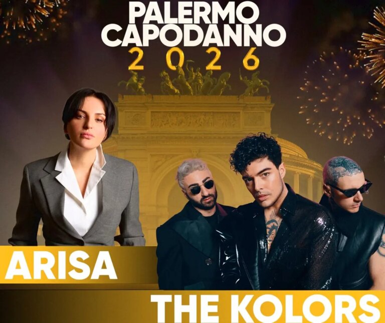 A Palermo il Capodanno in piazza con Arisa e The Kolors