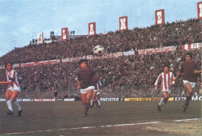 L.R. Vicenza-Roma finisce 4-3, Il 27 novembre 1977 (foto da asromaultras)