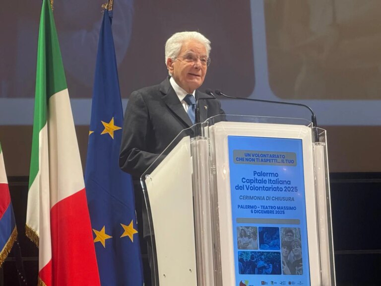 Si chiude con la presenza di Mattarella l’esperienza Palermo Capitale italiana del volontariato 2025