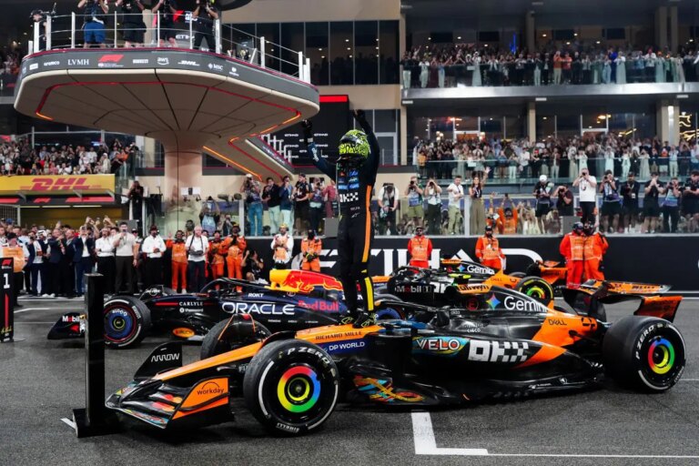 F1, Lando Norris è campione del mondo. A Verstappen non basta la vittoria del Gp di Abu Dhabi
