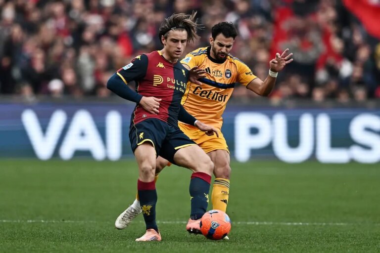 Leris risponde a Colombo, 1-1 tra Genoa e Pisa al Ferraris