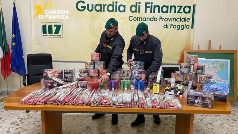 Capodanno, maxi sequestri di botti illegali da Nord a Sud