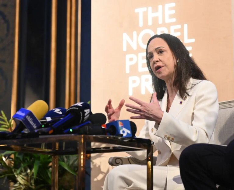 Venezuela, Machado “Nessuno si fida di Rodriguez, noi pronti a governare”