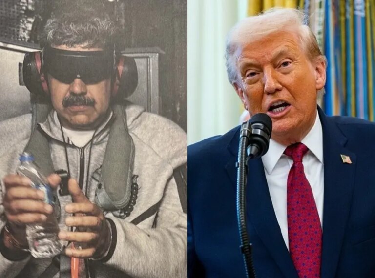Blitz Usa a Caracas, Trump posta foto di Maduro ammanettato sulla nave: “Usata forza mai vista dalla II Guerra Mondiale. Guideremo la transizione”