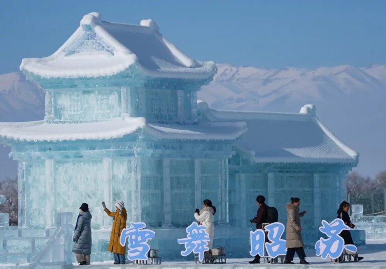 Cina: contea Zhaosu sviluppa diversi servizi per attirare turisti invernali (1)